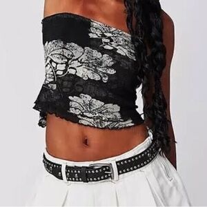 Free People Poppy Smocked Tube Top